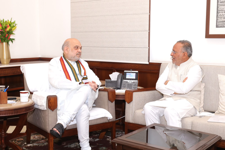 Gujarat Minister meets HM Shah in Delhi, discusses expansion of Ahmedabad Science City Gujarat Minister meets HM Shah in Delhi, discusses expansion of Ahmedabad Science City