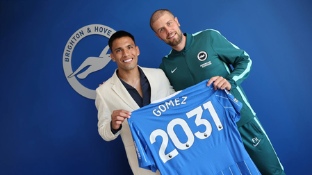 Paraguay midfielder Diego Gomez signs five-year deal with Brighton Paraguay midfielder Diego Gomez signs five-year deal with Brighton