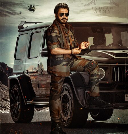 Venkatesh’s look as Lt. Colonel Venkat Reddy in Anil Ravipudi’s #VenkyAnil5 released
