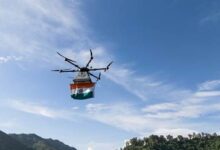 India Post makes history, delivers Tiranga by drone in Himachal Pradesh India Post makes history, delivers Tiranga by drone in Himachal Pradesh