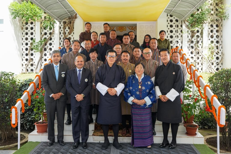 Bhutan’s King visits India House in Thimphu Bhutan’s King visits India House in Thimphu