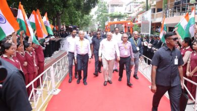 Gujarat CM visits exhibition showcasing stories of 75 freedom fighters Gujarat CM visits exhibition showcasing stories of 75 freedom fighters