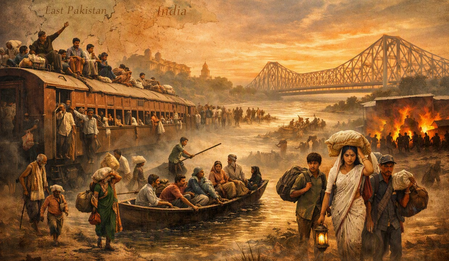 Partition trauma in East India was slower with episodic migration Partition trauma in East India was slower with episodic migration
