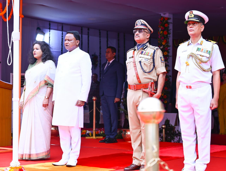 Odisha Governor, CM Majhi greet people on 80th Independence Day Odisha Governor, CM Majhi greet people on 80th Independence Day