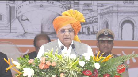 Gujarat CM announces free rural housing plots, Rs 3,428 crore road upgrade on I-Day Gujarat CM announces free rural housing plots, Rs 3,428 crore road upgrade on I-Day
