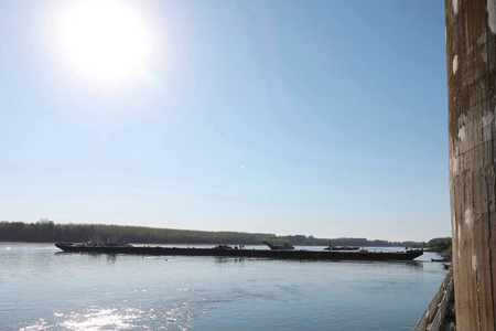 Hungary begins sinking barges to protect nuclear power plant as water level decreases Hungary begins sinking barges to protect nuclear power plant as water level decreases