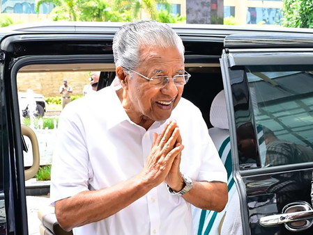 Vande Mataram row: Pinarayi accuses Congress of soft-hindutva shift