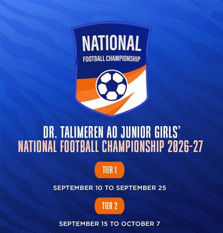 Anantapur, Narainpur to host Dr Talimeren Ao Junior Girls’ NFC 2026-27 Anantapur, Narainpur to host Dr Talimeren Ao Junior Girls’ NFC 2026-27