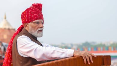 From Jodhpuri Bandhej to Bandhej again: PM Modi’s iconic Independence Day turbans tell a story of India’s diversity From Jodhpuri Bandhej to Bandhej again: PM Modi’s iconic Independence Day turbans tell a story of India’s diversity