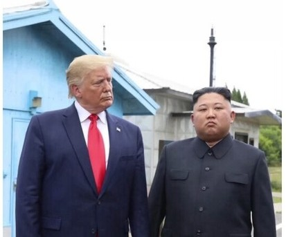 Trump posts photo with North Korean leader Kim, says ‘we get along great’ Trump posts photo with North Korean leader Kim, says ‘we get along great’