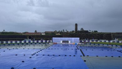 1st Test: Heavy rain forces early lunch on Day 2 in Galle 1st Test: Heavy rain forces early lunch on Day 2 in Galle