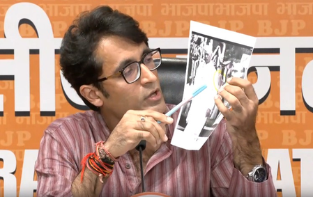 Congress’ Vande Mataram conduct reflects ‘dimagi naxal’ mindset: BJP, demands apology Congress’ Vande Mataram conduct reflects ‘dimagi naxal’ mindset: BJP, demands apology
