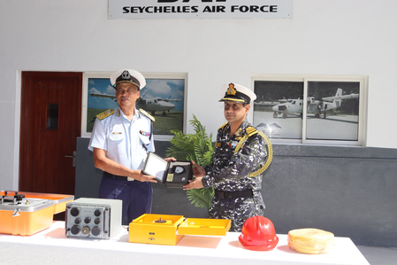 India hands over specialised tools to Seychelles, improving safety and readiness of Coast Guard India hands over specialised tools to Seychelles, improving safety and readiness of Coast Guard