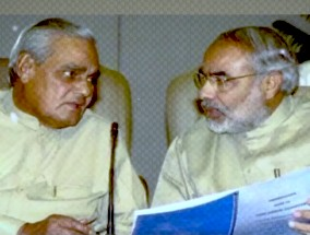 Modi Story shares video, highlighting PM Modi’s deep devotion for mentor Atal Bihari Vajpayee Modi Story shares video, highlighting PM Modi’s deep devotion for mentor Atal Bihari Vajpayee