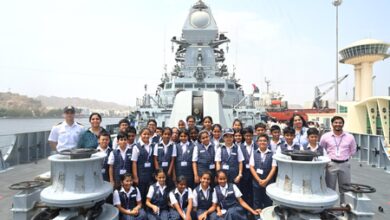 Over 200 students visit Indian warship in Oman Over 200 students visit Indian warship in Oman