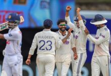 1st Test: Suthar, Jadeja star as India bowl out SL for 284, take 178-run lead despite Dinusha’s ton