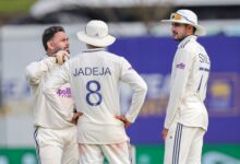 1st Test: Suthar, Jadeja help India take 178-run lead despite Dinusha’s maiden ton (ld)