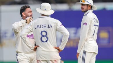 1st Test: Suthar, Jadeja help India take 178-run lead despite Dinusha’s maiden ton (ld)