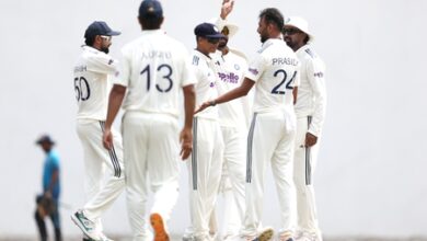 1st Test: Keeping ball dry crucial for getting reverse swing in SL, says Prasidh 1st Test: Keeping ball dry crucial for getting reverse swing in SL, says Prasidh