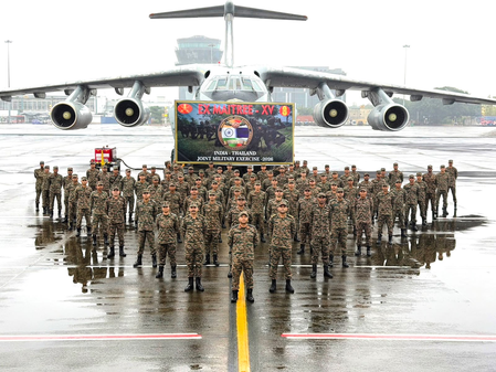 Indian Army contingent departs for India-Thailand joint military exercise MAITREE-XV