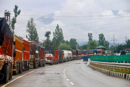 Massive landslide disrupts traffic on Jammu-Srinagar national highway Massive landslide disrupts traffic on Jammu-Srinagar national highway