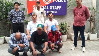 Three overstaying Nigerian nationals arrested by Delhi Police during Operation VISTA 1.0