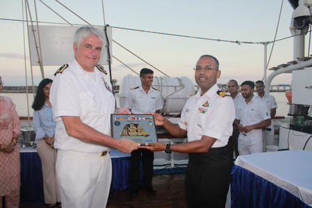 Portugal: INS Sudarshini concludes port call after professional and cultural engagements
