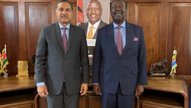 Indian High Commissioner appraises Kenyan Cabinet Secretary on bilateral developments
