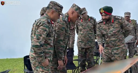 Northern Army commander reviews operational preparedness in J&K’s Poonch