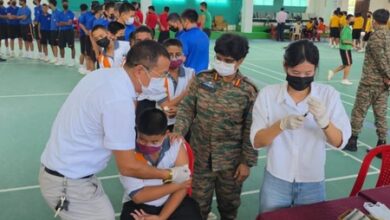 Nagaland Sainik School students, staff immunised against meningitis