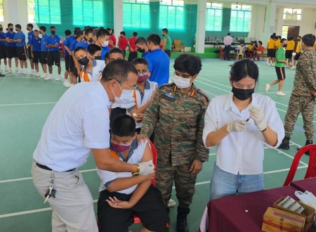 Nagaland Sainik School students, staff immunised against meningitis