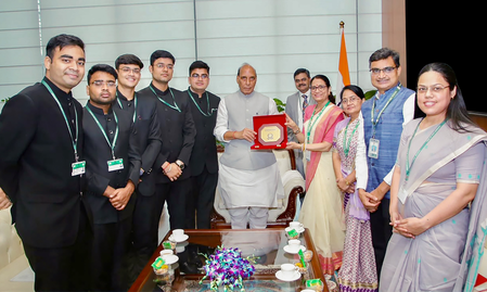 Rajnath Singh recommends people-friendly approach to Defence Estates trainee officers