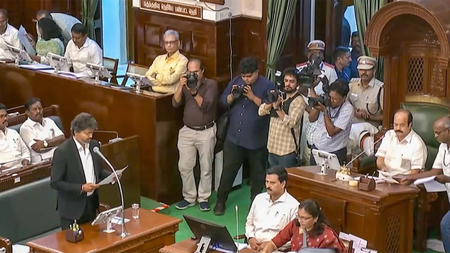 Tamil Nadu Assembly unites in condemning Karnataka forest firing, demands CBI probe Tamil Nadu Assembly unites in condemning Karnataka forest firing, demands CBI probe