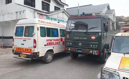 Jammu and Kashmir: One killed, 17 injured in two road accidents Jammu and Kashmir: One killed, 17 injured in two road accidents