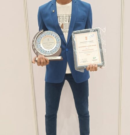 Adani Sportsline Academy skater Parth Shah honoured with Gujarat’s Jaydeepsinhji Junior Award