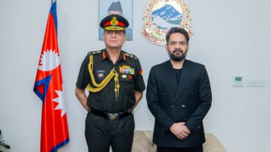 Indian Army Chief Dhiraj Seth calls on Nepal PM Balendra Shah