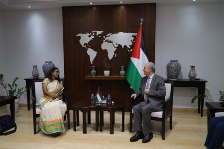 Expansion of India–Palestine development partnership, new initiatives discussed in Ramallah Expansion of India–Palestine development partnership, new initiatives discussed in Ramallah