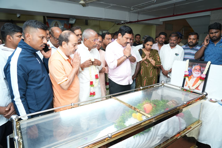 Both Houses of Karnataka Legislature pay tribute to former education minister B.C. Nagesh Both Houses of Karnataka Legislature pay tribute to former education minister B.C. Nagesh
