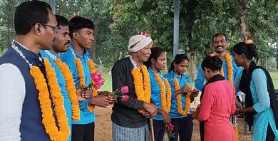 Chhattisgarh artistes grateful for opportunity to perform at Rashtrapati Bhavan on I-Day Chhattisgarh artistes grateful for opportunity to perform at Rashtrapati Bhavan on I-Day