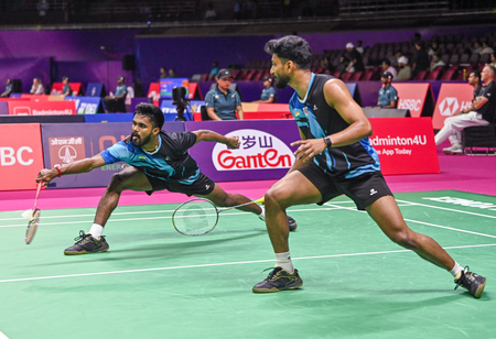 Badminton WCC: Arjun/Amsakarunan duo rue mistakes after losing to Korean pair Badminton WCC: Arjun/Amsakarunan duo rue mistakes after losing to Korean pair
