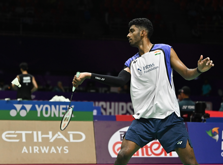 Badminton WC: Ayush Shetty bows out after Farhan withstands late fightback in Round of 16 Badminton WC: Ayush Shetty bows out after Farhan withstands late fightback in Round of 16