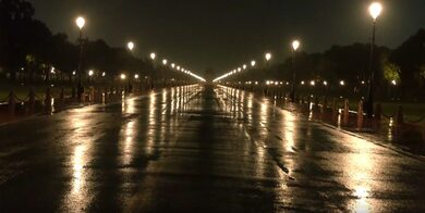 Heavy rain brings respite from humid weather in Delhi-NCR; AQI remains poor