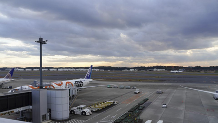 Black smoke seen near aircraft engine at Japan’s Narita airport, runway closed