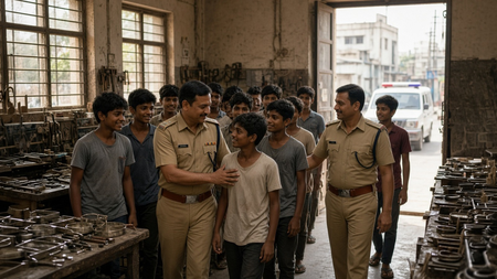 Mumbai: 13 child labourers rescued from imitation jewellery unit in Kandivali Mumbai: 13 child labourers rescued from imitation jewellery unit in Kandivali