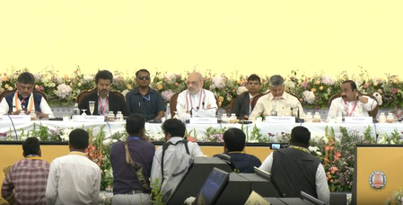 Amit Shah chairs 31st southern zonal council meeting in TN Amit Shah chairs 31st southern zonal council meeting in TN