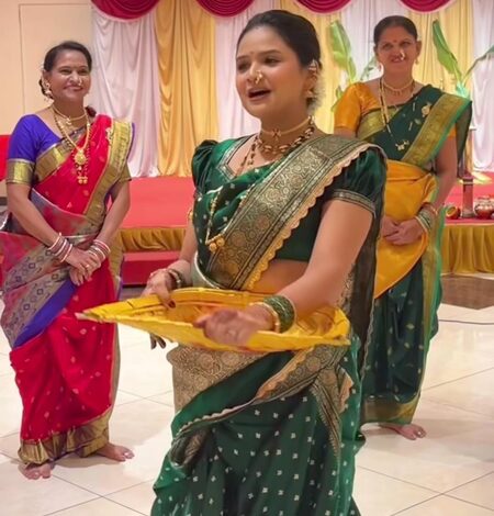‘Aai Kuthe Kaay Karte’ fame Apurva Gore celebrates first ‘Mangala Gaur’ post marriage