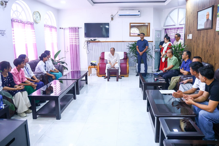 Manipur CM assures students of Assembly discussion on NRC implementation Manipur CM assures students of Assembly discussion on NRC implementation