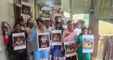Karnataka BJP to intensify stir over Nagendra’s resignation; to protest before Valmiki statue Karnataka BJP to intensify stir over Nagendra’s resignation; to protest before Valmiki statue