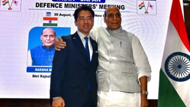 Will devote all my efforts to turn discussions into outcomes: Japanese Defence Minister after meeting Rajnath Singh