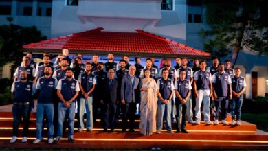 India High Commissioner hosts Team India ahead of Colombo Test